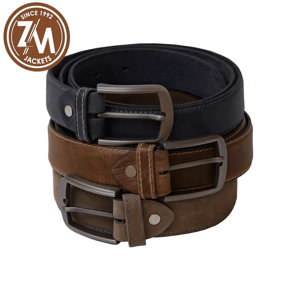 Suede Men's Leather Belt